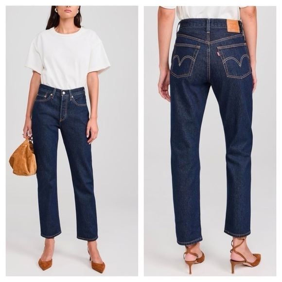 Levi’s 70'S HIGH RISE SLIM STRAIGHT WOMEN'S JEANS size W27 L 29 - Picture 1 of 11